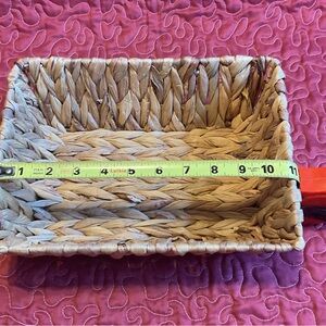 Hyacinth Woven Rectangular Basket